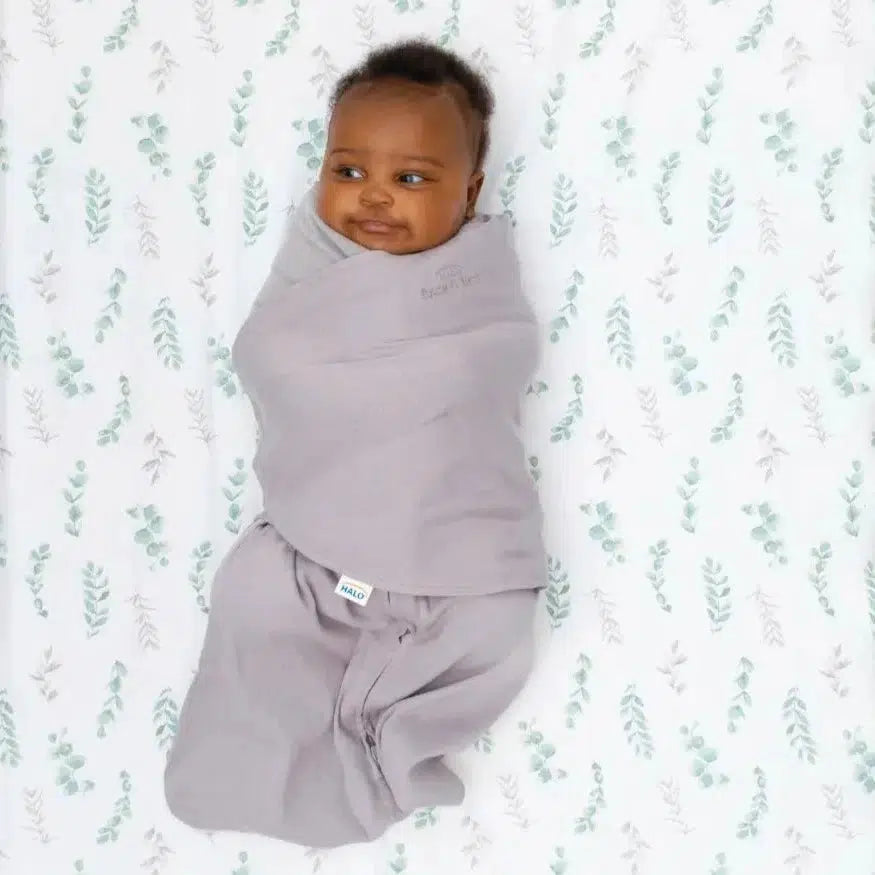 Halo - Organic Cotton Sleepsack Swaddle-2-in-1 Swaddles-Cream-Posh Baby