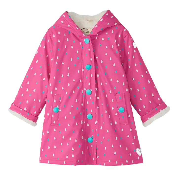 Hatley - Sherpa-Lined Button-Up Jacket - Tiny Dots-Coats + Outerwear-2Y-Posh Baby