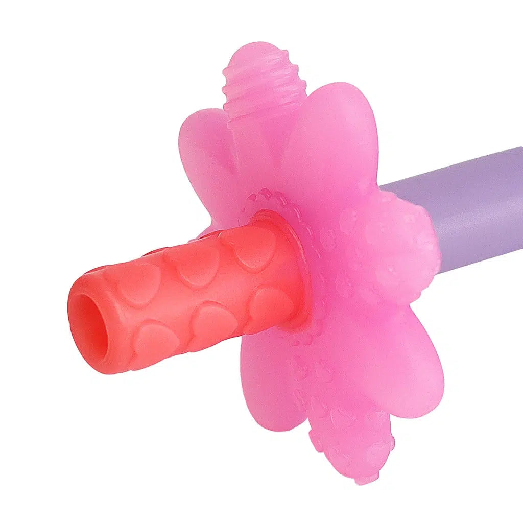 Itzy Ritzy - Teensy Tubes - Pink Rainbow-Rattles + Teething Toys-Posh Baby