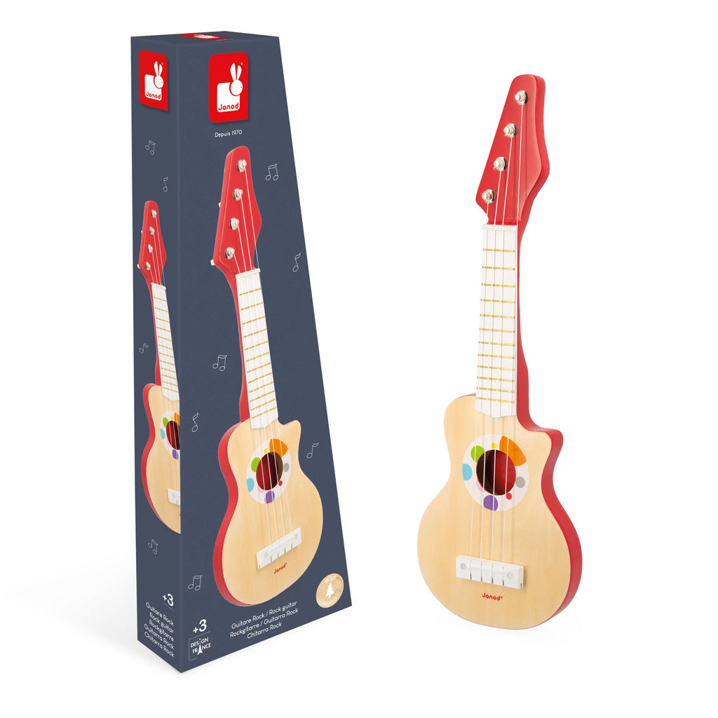 Janod - Confetti Rock Guitar-Musical Toys-Posh Baby