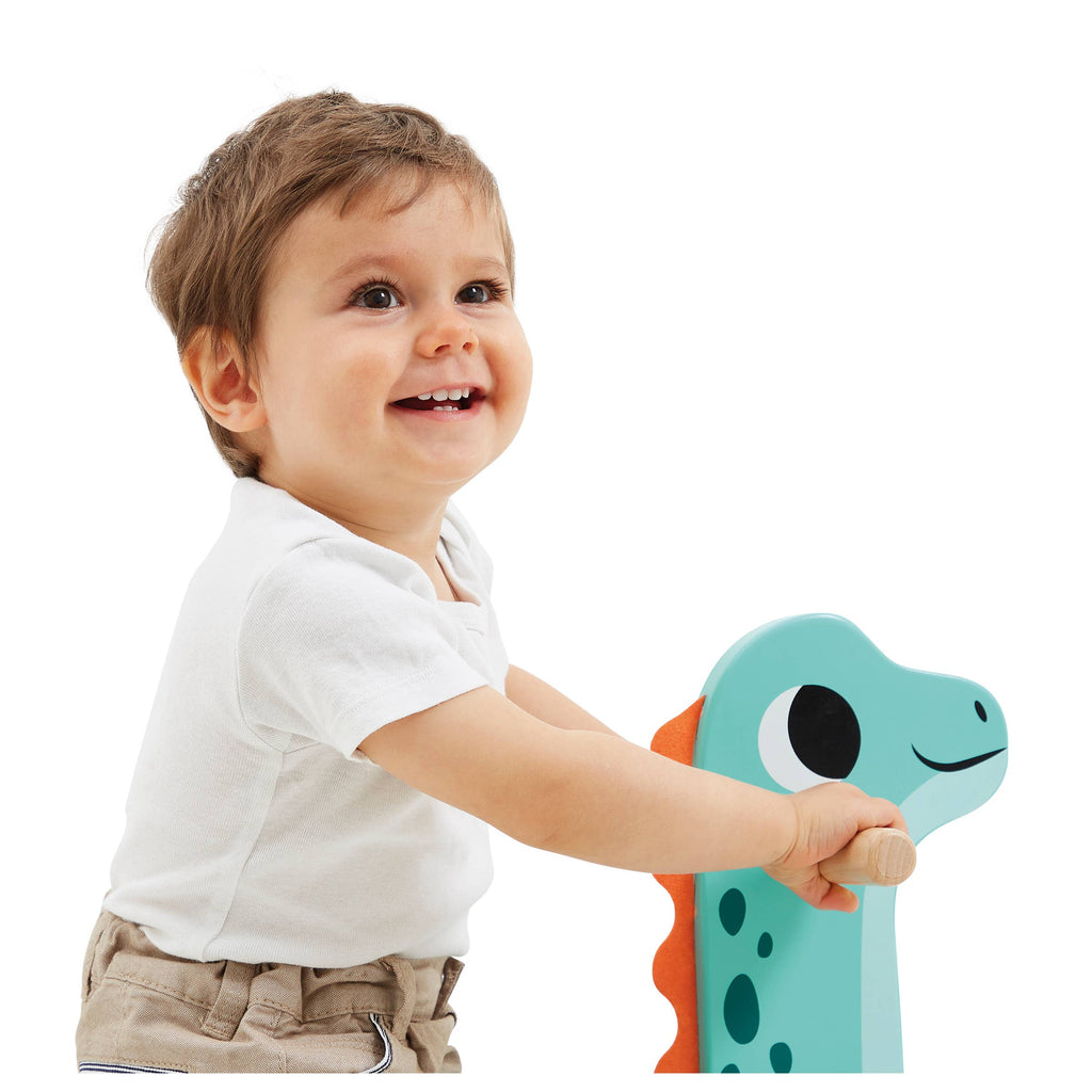 Janod - Dino Ride-on Toy - Portosaurus-Ride-On Toys-Posh Baby