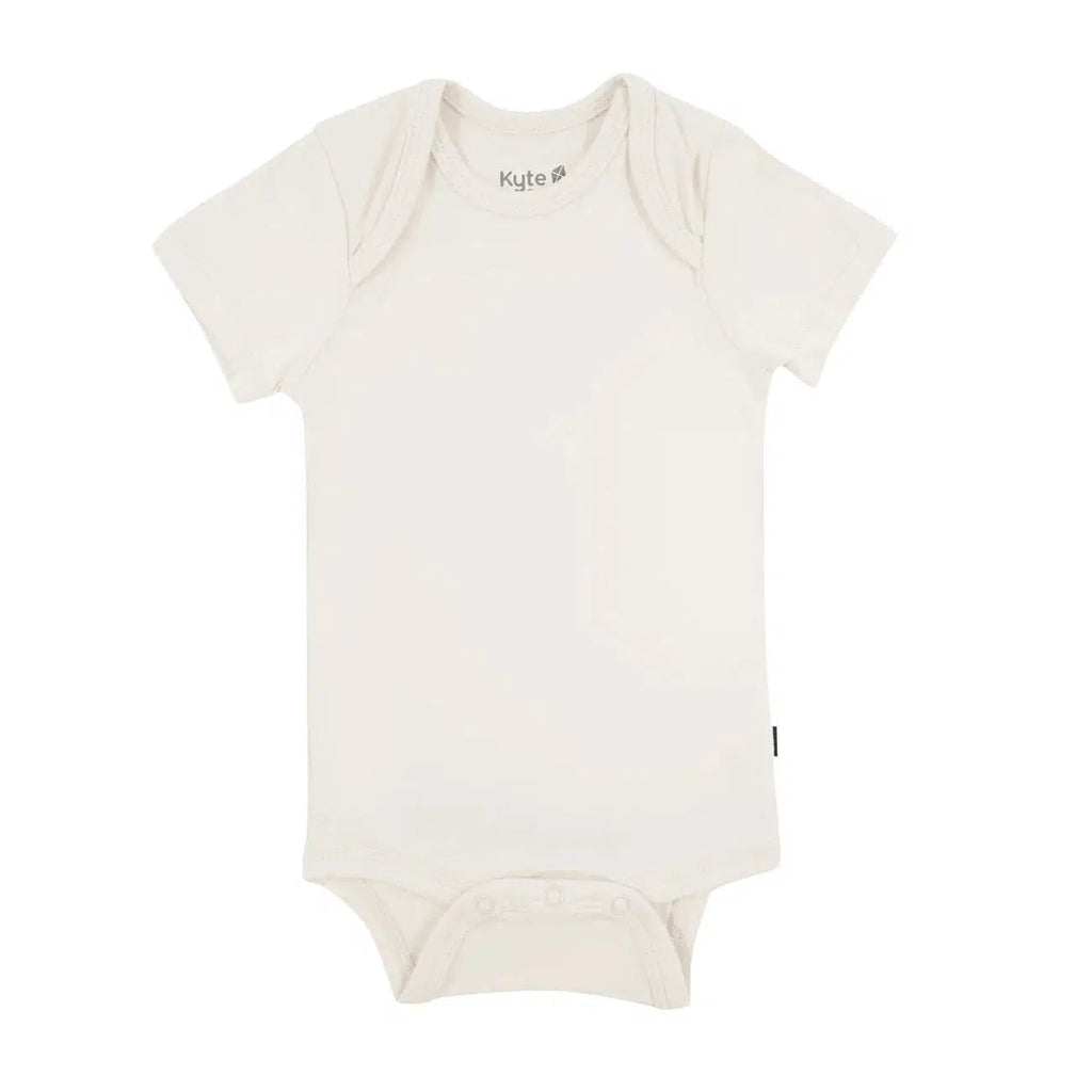 Kyte Baby - Short Sleeve Bodysuit - Oat-Onesies-18-24M-Posh Baby