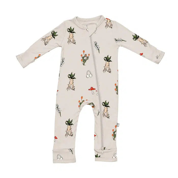 Kyte Baby - Zipper Romper - Herbology-Footies + Rompers (Basic)-12-18M-Posh Baby