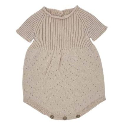 Li + Me - Knit Bubble Romper - Light Pink-Footies + Rompers (Fashion)-1M-Posh Baby