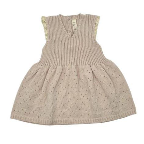 Li + Me - Knit Dress - Light Pink-Dresses-1M-Posh Baby