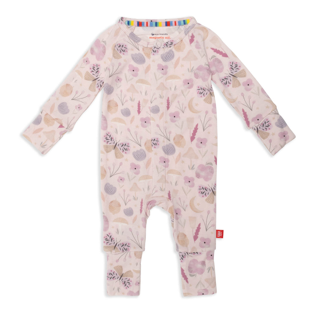 Magnetic Me - Coverall - Botanic-Footies + Rompers (Basic)-Newborn-Posh Baby