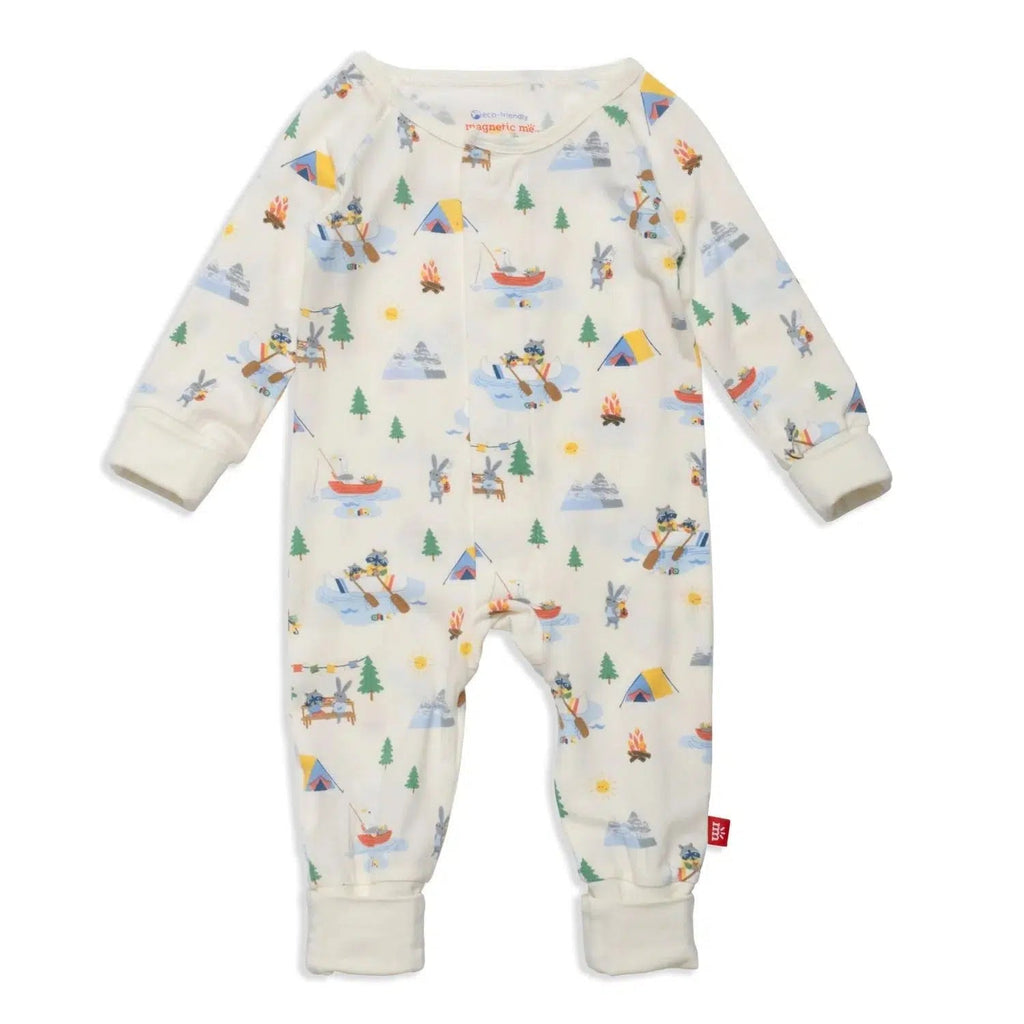 Magnetic Me - Modal Convertible Coverall - Lake You A Lot-Footies + Rompers (Basic)-9-12M-Posh Baby