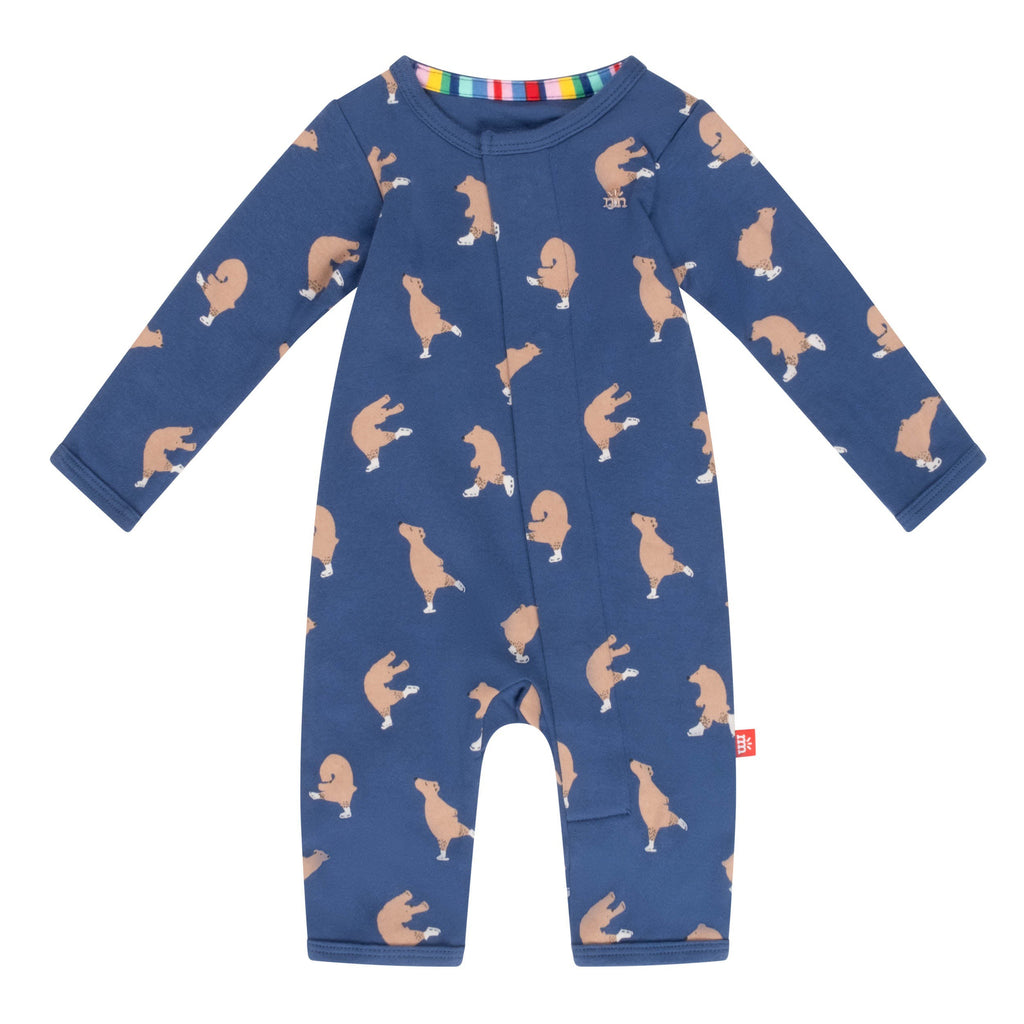 Magnetic Me - Organic Coverall - Gliding Through Life-Footies + Rompers (Basic)-Newborn-Posh Baby