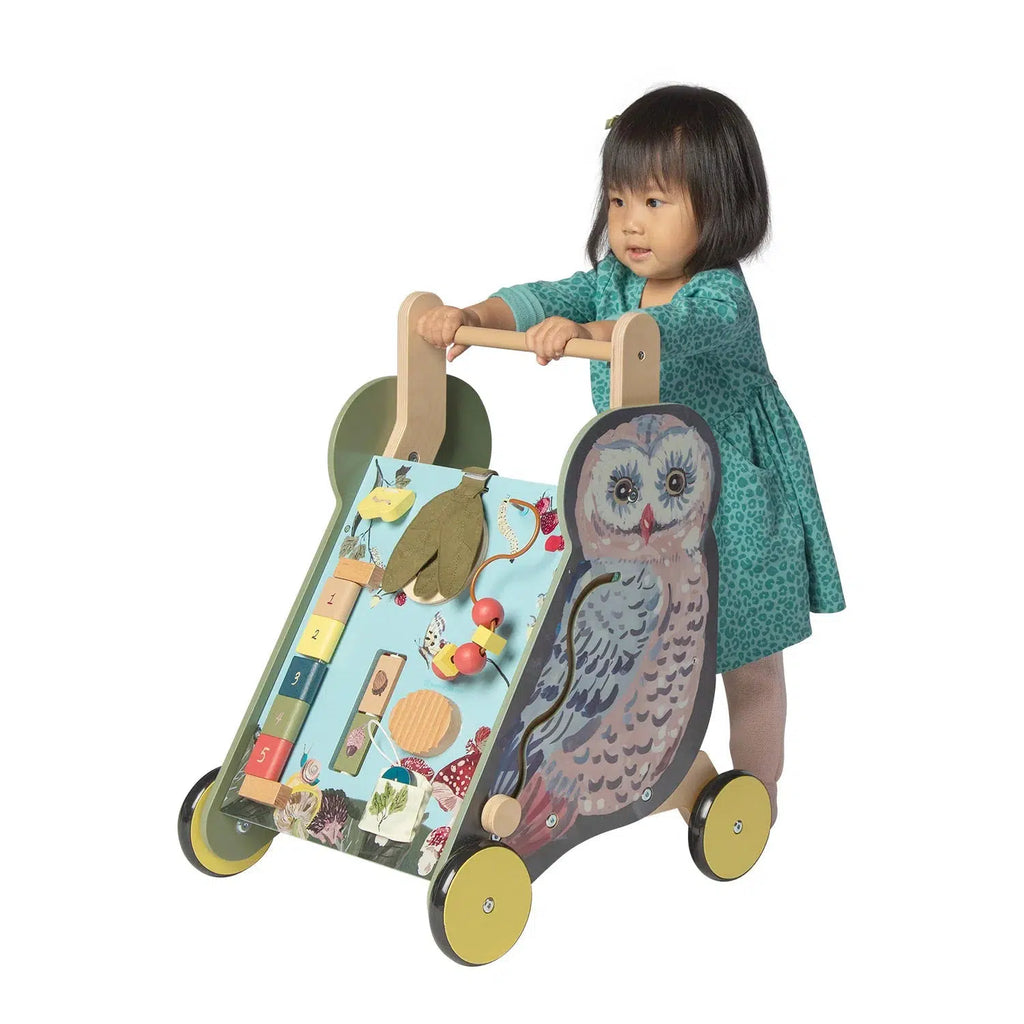 Manhattan Toy - Wildwoods Owl Push-Cart-Interactive-Posh Baby