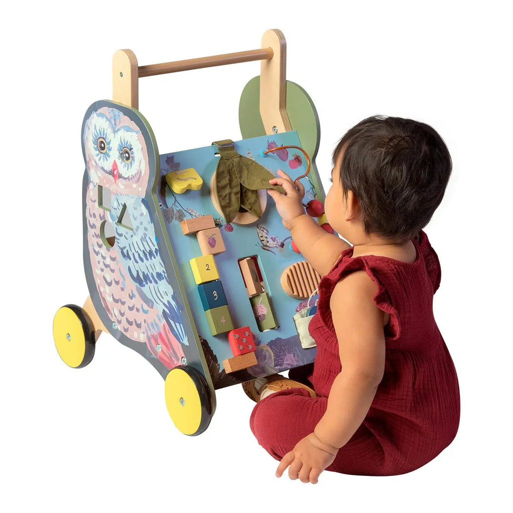 Manhattan Toy - Wildwoods Owl Push-Cart-Interactive-Posh Baby