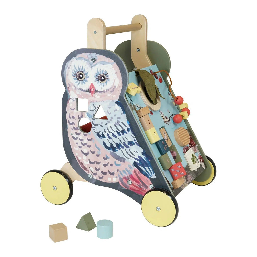 Manhattan Toy - Wildwoods Owl Push-Cart-Interactive-Posh Baby