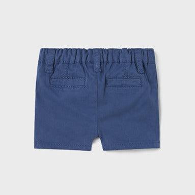 Mayoral - Twill Shorts - Indigo-Bottoms-1-2M-Posh Baby