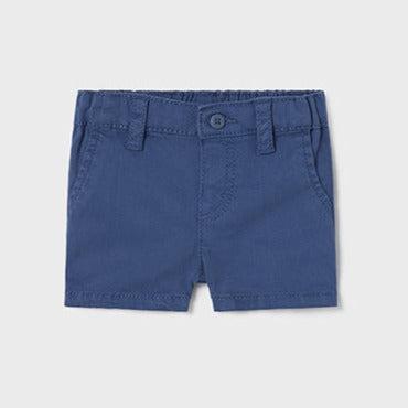 Mayoral - Twill Shorts - Indigo-Bottoms-1-2M-Posh Baby