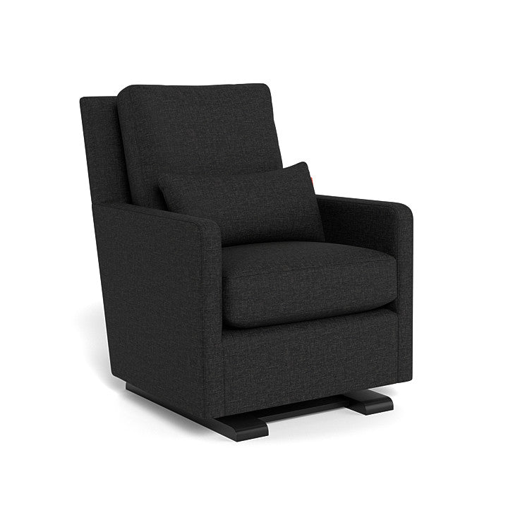 Monte Design - Como Glider - Espresso Base-Chairs-Black Heathered-Posh Baby