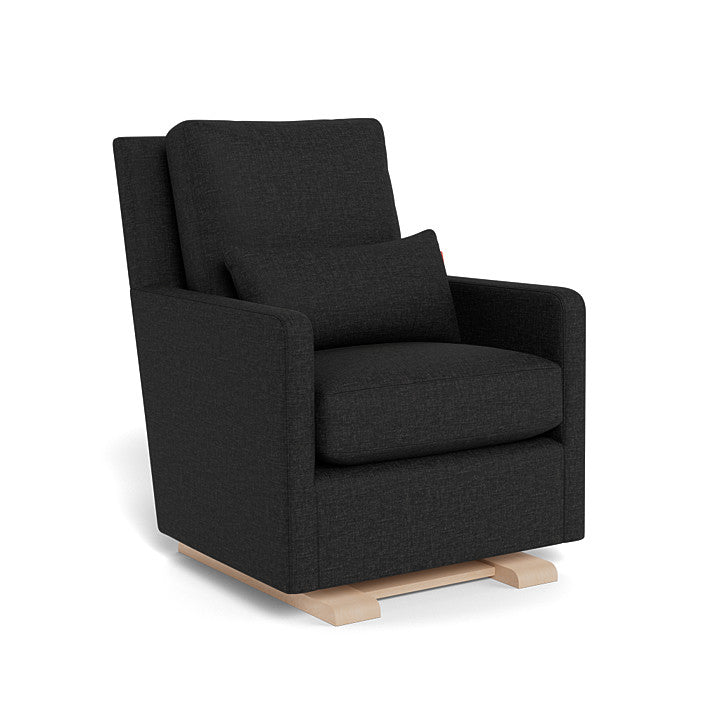 Monte Design - Como Glider - Maple Base-Chairs-Black Heathered-Posh Baby