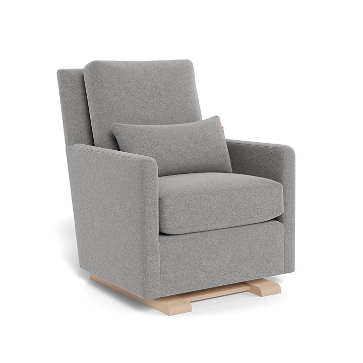 Monte Design - Como Glider - Maple Base-Chairs-Grey Wool-Posh Baby