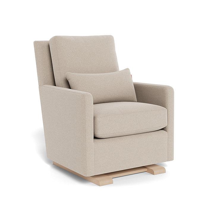 Monte Design - Como Glider - Maple Base-Chairs-Oatmeal Wool-Posh Baby