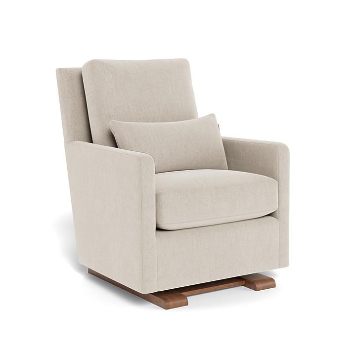 Monte Design - Como Glider - Walnut Base-Chairs-Dune Heathered-Posh Baby