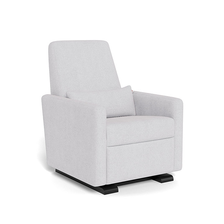 Monte Design - Grano Glider Recliner - Espresso Base-Chairs-Dove Grey Boucle-Posh Baby