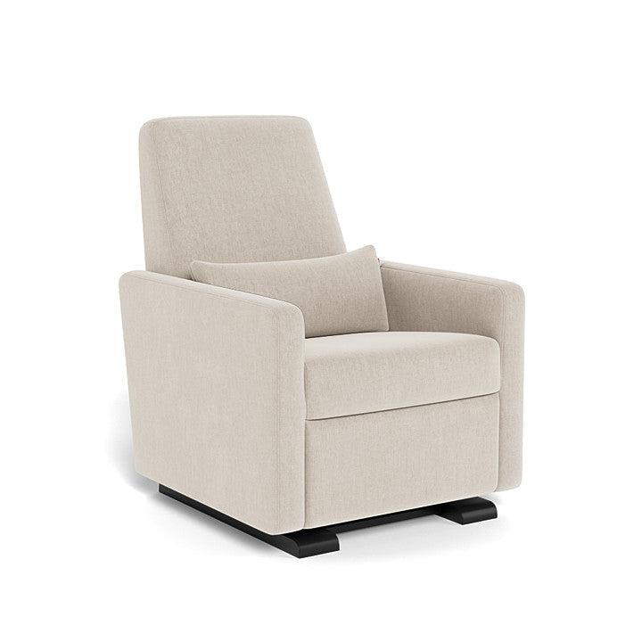 Monte Design - Grano Glider Recliner - Espresso Base-Chairs-Dune Heathered-Posh Baby