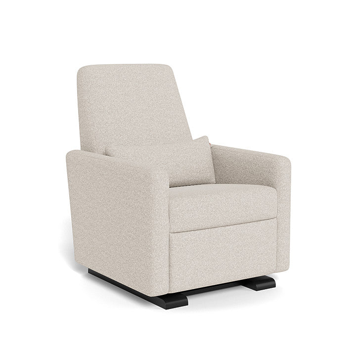 Monte Design - Grano Glider Recliner - Espresso Base-Chairs-Greige Weave-Posh Baby