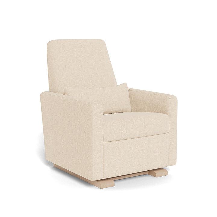 Monte Design - Grano Glider Recliner - Maple-Chairs-Biscuit Boucle-Posh Baby