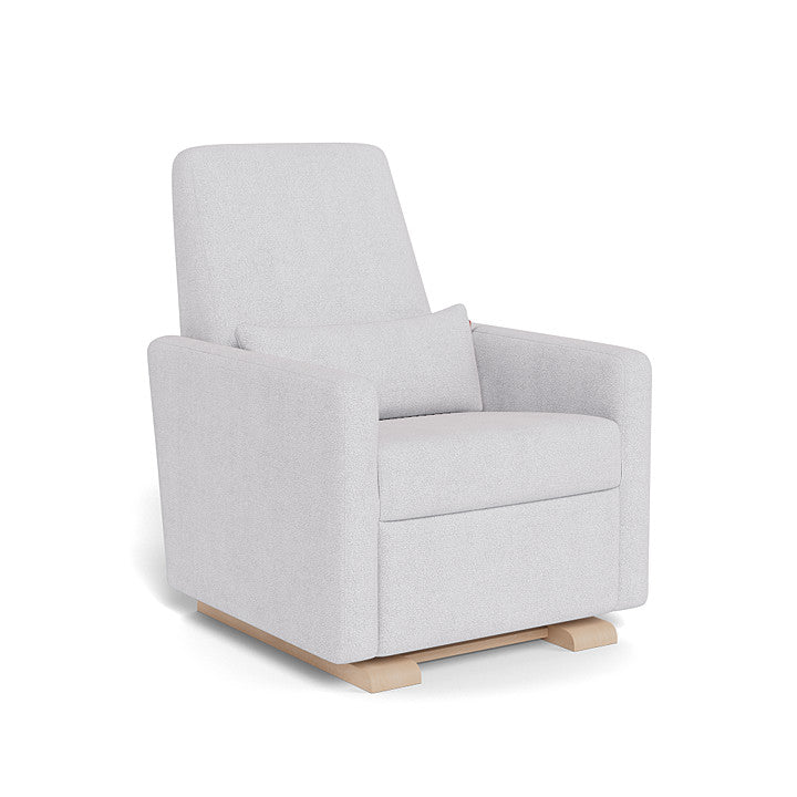 Monte Design - Grano Glider Recliner - Maple-Chairs-Dove Grey Boucle-Posh Baby