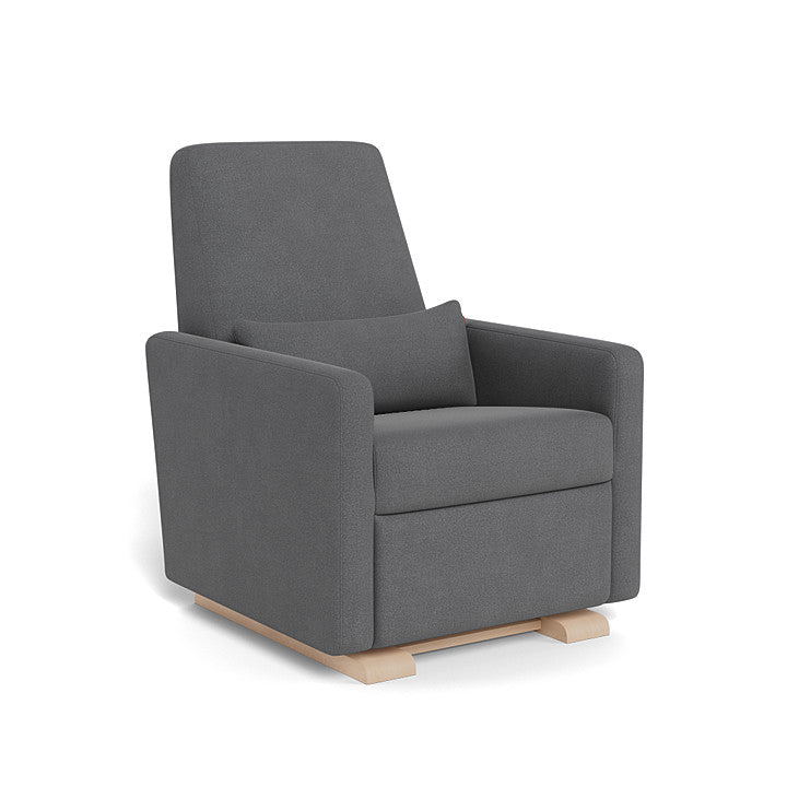 Monte Design - Grano Glider Recliner - Maple-Chairs-Graphite Felt-Posh Baby