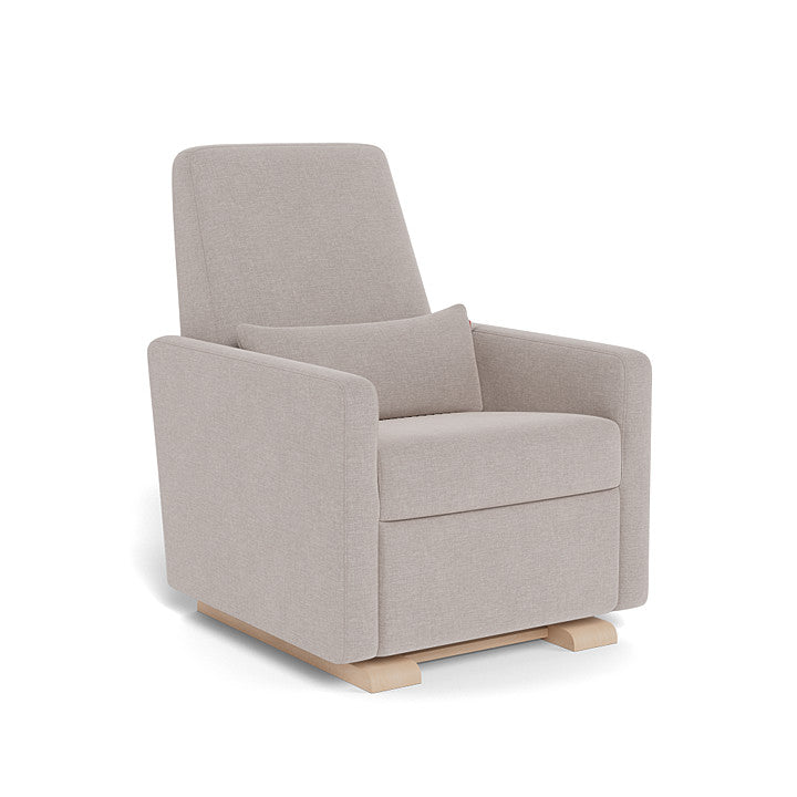 Monte Design - Grano Glider Recliner - Maple-Chairs-Sand Heathered-Posh Baby