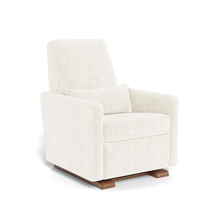 Monte Design - Grano Glider Recliner - Walnut Base-Chairs-Sheepskin-Posh Baby