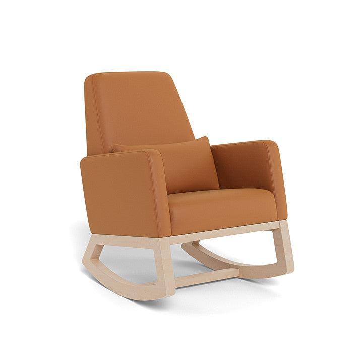 Monte Design - Joya Rocker - Clear Maple Base-Chairs-Tan Enviroleather-Posh Baby