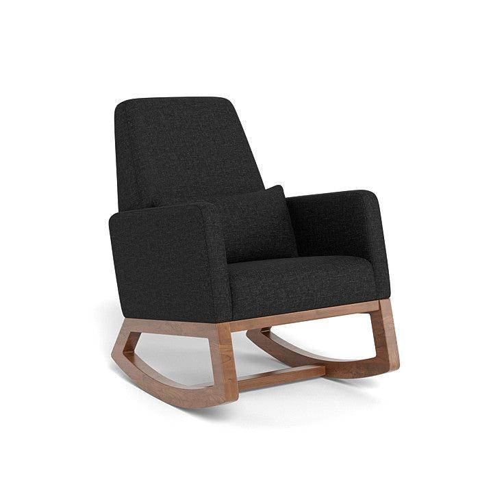 Monte Design - Joya Rocker - Walnut Base-Chairs-Black Heathered-Posh Baby