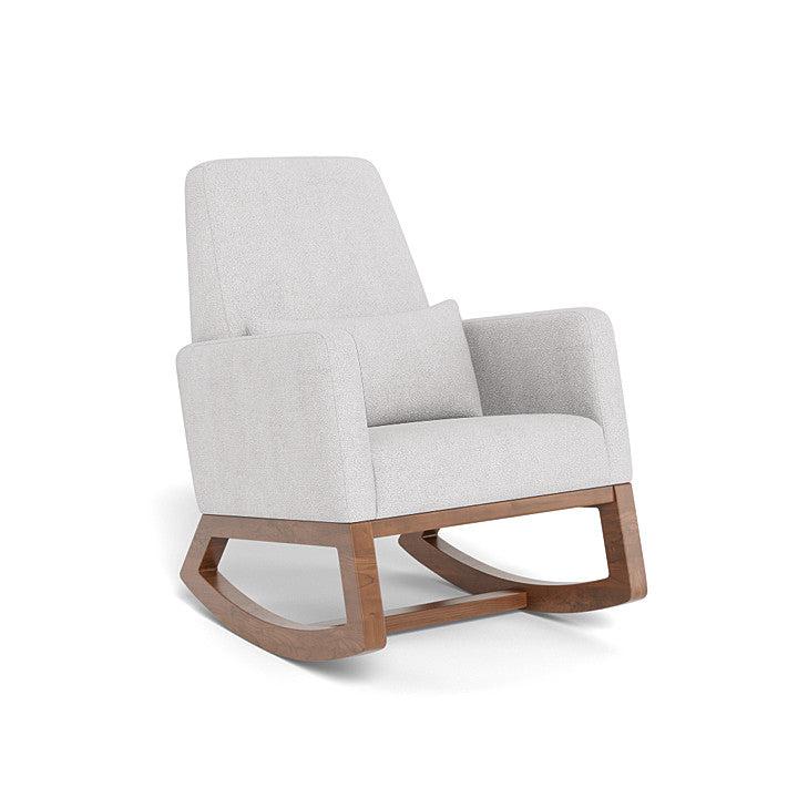 Monte Design - Joya Rocker - Walnut Base-Chairs-Dove Grey Boucle-Posh Baby