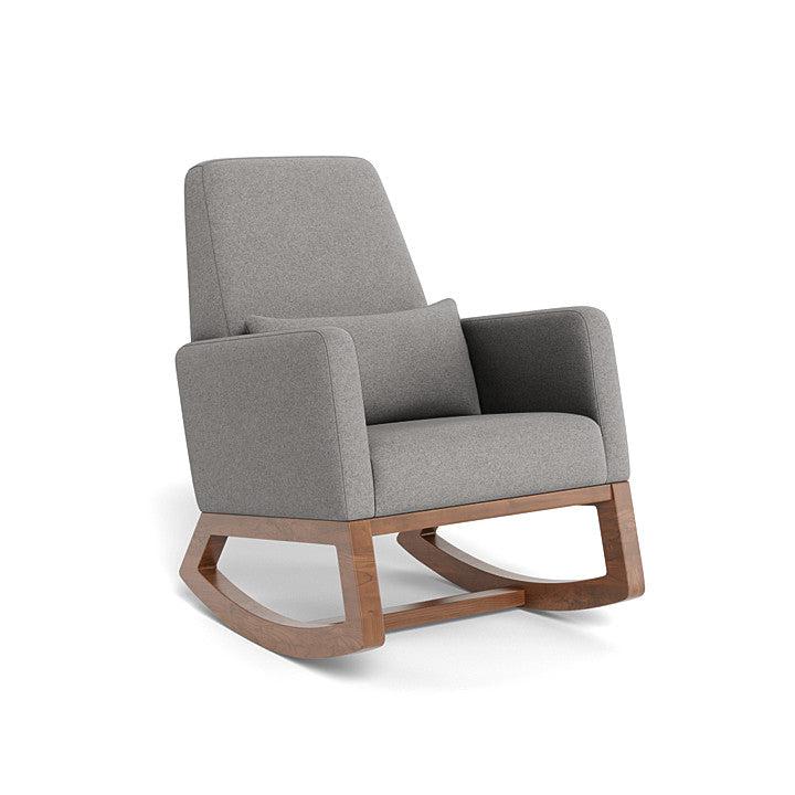 Monte Design - Joya Rocker - Walnut Base-Chairs-Grey Wool-Posh Baby