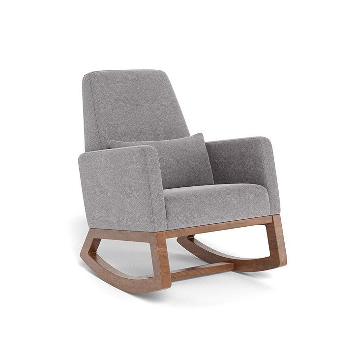 Monte Design - Joya Rocker - Walnut Base-Chairs-Pebble Grey Heathered-Posh Baby