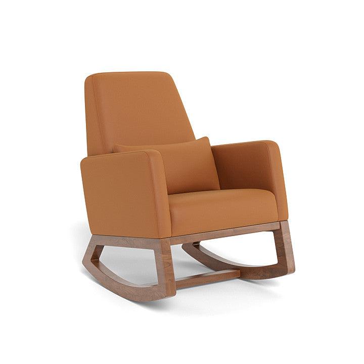 Monte Design - Joya Rocker - Walnut Base-Chairs-Tan Enviroleather-Posh Baby