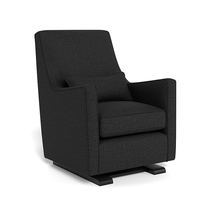 Monte Design - Luca Glider - Espresso Base-Chairs-Black Heathered-Posh Baby