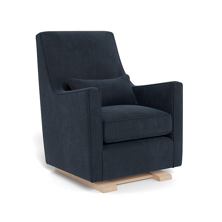 Monte Design - Luca Glider - Maple Base-Chairs-Deep Navy Heathered-Posh Baby