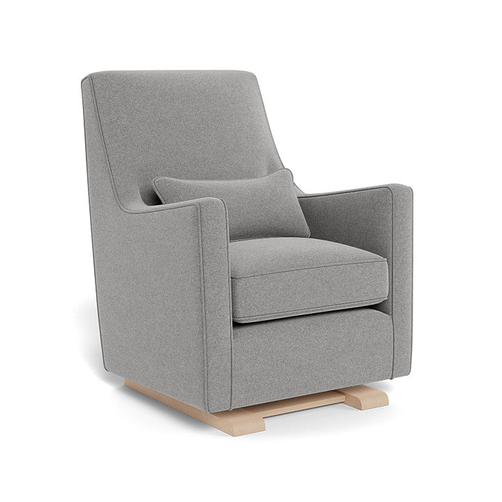 Monte Design - Luca Glider - Maple Base-Chairs-Grey Wool-Posh Baby