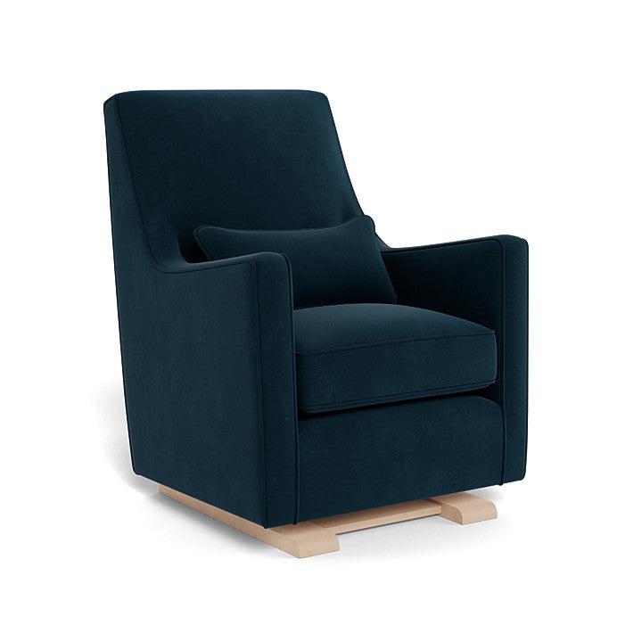 Monte Design - Luca Glider - Maple Base-Chairs-Navy Velvet-Posh Baby