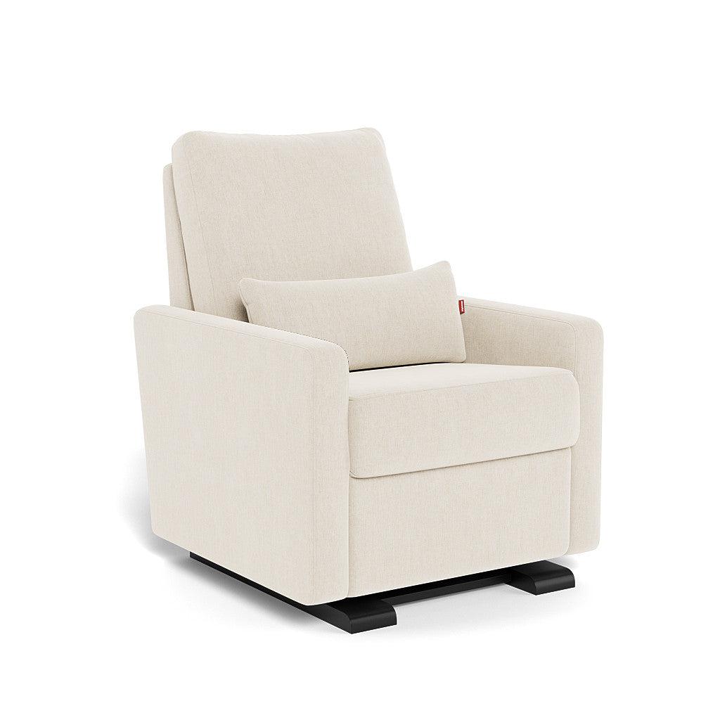 Monte Design - Matera Glider Recliner - Espresso Base-Chairs-Dune Heathered-Posh Baby