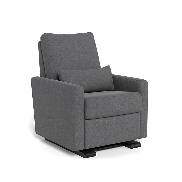 Monte Design - Matera Glider Recliner - Espresso Base-Chairs-Graphite Felt-Posh Baby