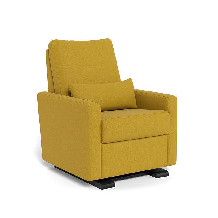 Monte Design - Matera Glider Recliner - Espresso Base-Chairs-Saffron Felt-Posh Baby