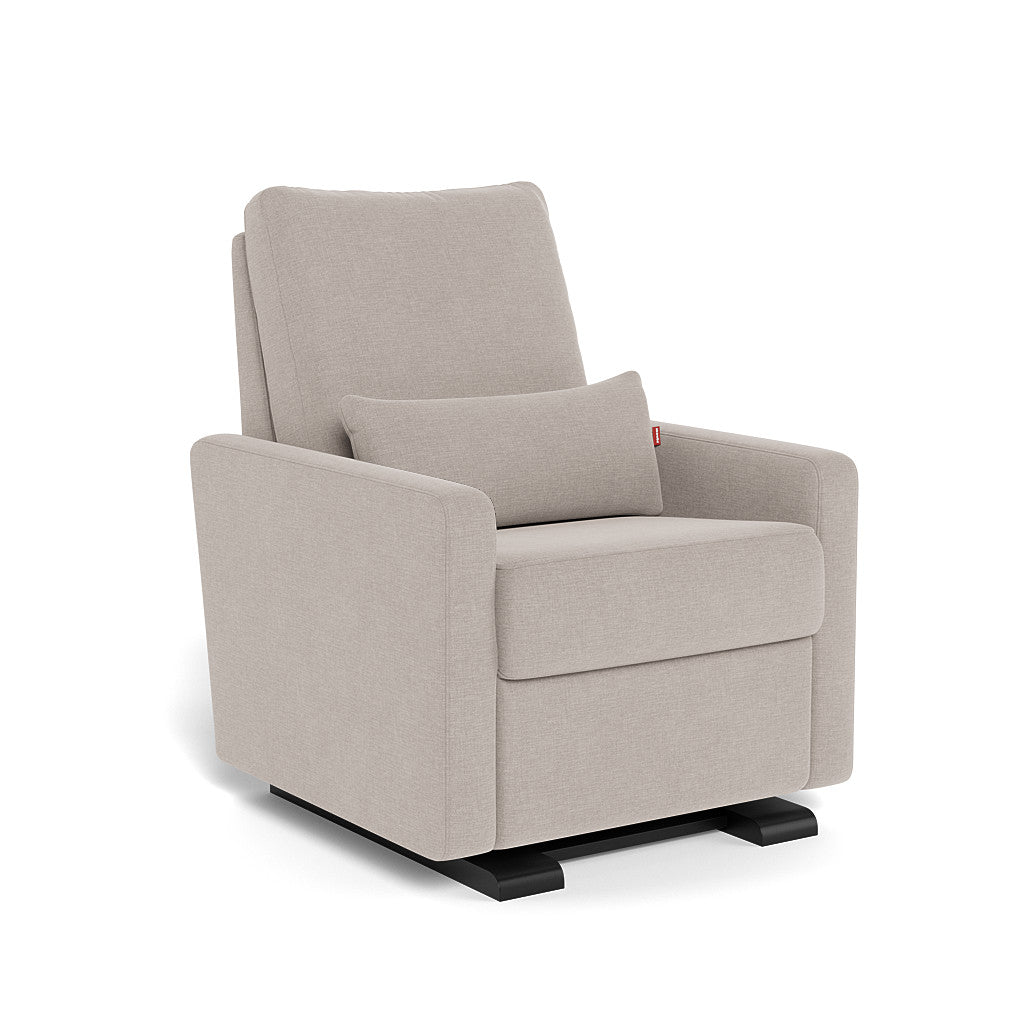 Monte Design - Matera Glider Recliner - Espresso Base-Chairs-Sand Heathered-Posh Baby