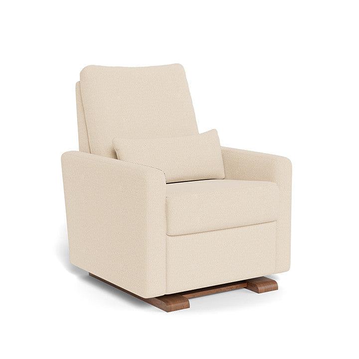 Monte Design - Matera Glider Recliner - Walnut Base-Chairs-Biscuit Boucle-Posh Baby