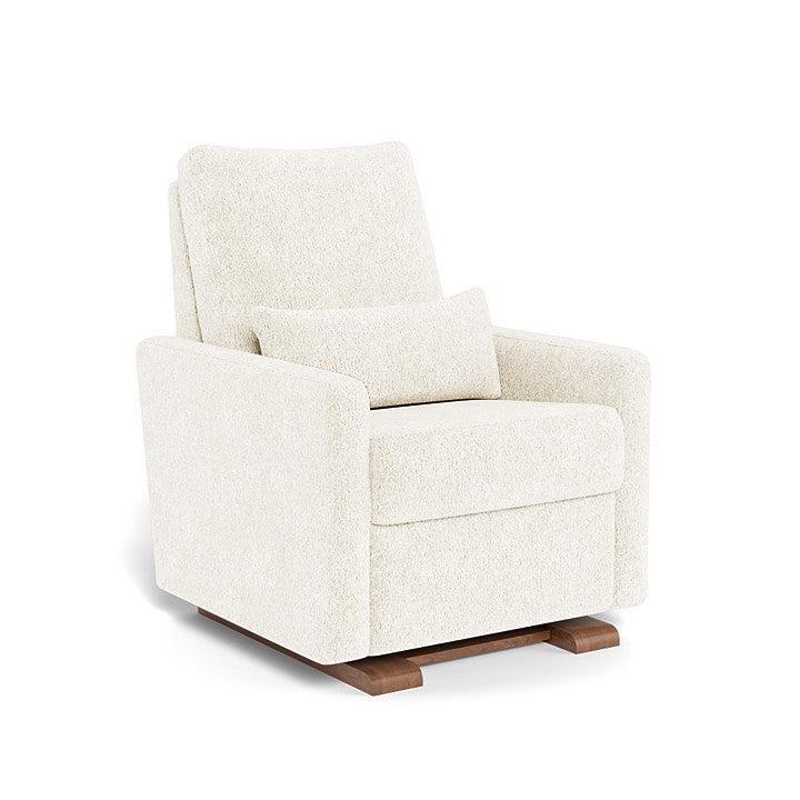 Monte Design - Matera Glider Recliner - Walnut Base-Chairs-Sheepskin-Posh Baby