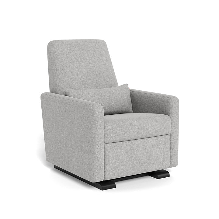 Monte Design - Motorized Grano Glider Recliner - Espresso Base-Chairs-Cloud Grey-Posh Baby