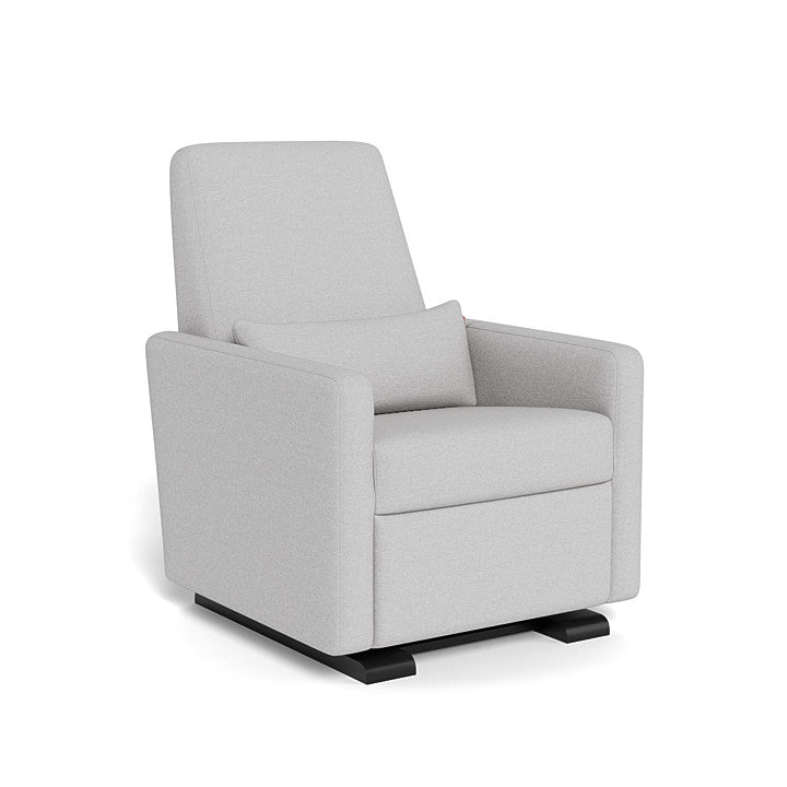 Monte Design - Motorized Grano Glider Recliner - Espresso Base-Chairs-Fog Grey-Posh Baby