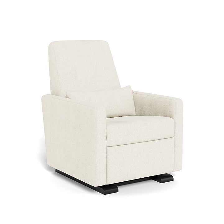 Monte Design - Motorized Grano Glider Recliner - Espresso Base-Chairs-Ivory Boucle-Posh Baby