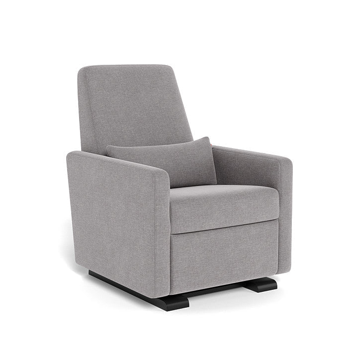 Monte Design - Motorized Grano Glider Recliner - Espresso Base-Chairs-Pebble Grey-Posh Baby